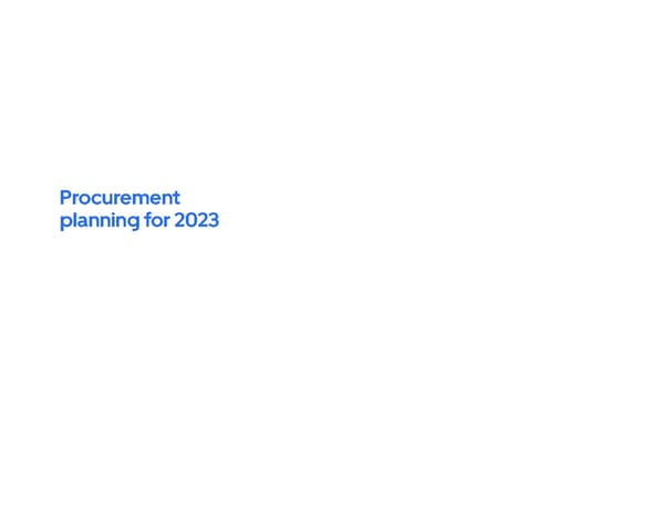 Uber Freight Procurement Planning for 2023 - Page 1